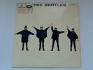 THE BEATLES:HELP 1965 MONO YELLOW/BLACK LONG PLAY LP VG+ PLAYS EX