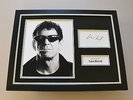 Lou Reed Signed Framed 16x12 Photo Autograph Music Memorabilia Display + COA