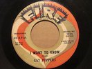 GAY POPPERS FIRE GROUP HARMONY ROCKIN' CLEAN 45 RECORD #1026