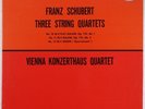 SCHUBERT: Three String Quartets WESTMINSTER Vienna Konzerthaus W-9041 lp NM