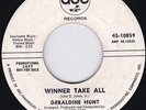 Northern Soul---GERALDINE HUNT--Winner Take All / For Lovers Only-----