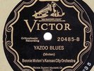 78rpm Jazz – Benny Moten's Kansas City Orchestra – Victor 20485 – Yazoo Blues E+