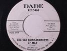 NICKIE LEE: The Ten Commandments Of Man / Late Shadows 45 (dj) Soul