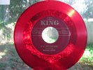 Rare Red Vinyl Country 45 : Hawkshaw Hawkins   Be My Life's Companion   KIng