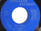 FORCE Holy Moses rare soul funk 45 on Streaker *HEAR*