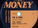 THE TURKS: I’m A Fool / I’ve Been Acused MONEY 215 78 Record doo wop R&B 