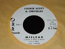 COOKIE SCOTT & CHEVELLES mislead PRINCE SHELL NORTHERN SOUL FUNK PROMO 45 HEAR