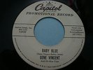 Gene Vincent His Blue Caps Baby Blue/True To You 7