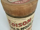 1901 Edison Gold Moulded Cylinder Record No. 8839 'Rock of Ages'