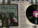 Rare DEEP PURPLE Machine Head, 1st Press A1 B1 Grammophone Co, NM vinyl + poster