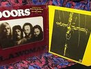 SHRINK STICKER ORIG 1971 Window  THE DOORS - LA WOMAN psych blues MOJO RISING