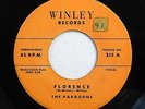 PARAGONS 45 Florence / Hey little school girl  WINLEY(1st press) Doowop w4559