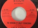 Lola Sands 1960's 