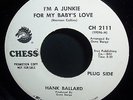 1971 Hank Ballard I'm A Junkie For My Baby's Love 45, promo