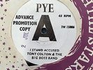 Tony Colton - I stand accused - record single- PYE Promo