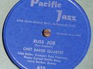 VERY RARE Chet Baker Quartet 78 RPM - Russ Job - Imagination - Pacific Jazz 610