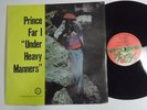PRINCE FAR I Under Heavy Manners GIBBS Steppers Heavy Roots Reggae LP HEAR