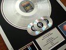 DEPECHE MODE BLACK CELEBRATION MULTI PLATINUM DISC LP RECORD AWARD