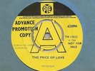 Status Quo The Price Of Love RARE UK PYE Promo Demo 7N17825