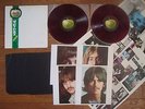 THE BEATLES S.T. White Album JAPAN 2 LP w/ OBI POSTER PORTRAIT RED WAX $4S/H