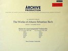 PIERRE FOURNIER / Bach Cello Suite No.1 & No.2 / Archive Red Stereo ARC 73186