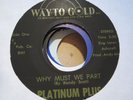 Modern Soul 45 PLATINUM PLUS why must we part WAY TO GOLD hear