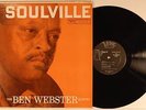 Ben Webster Quintet Soulville LP 1957 Jazz trumpet label DG Verve MGV-8274 vg+