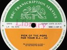 T2 unreleased 3 session tracks BBC Pick Of The Pops 312 UK 1970 LP UK not Decca