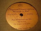 JAZZ PAUL WHITEMAN GEORGE GERSHWIN Rhapsody in Blue RCA LONG PLAY 24001 E-
