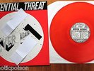 POTENTIAL THREAT Never Again LP Orange Vinyl Anarchopunk Recordrom 002 + booklet