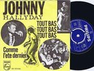 *JOHNNY HALLYDAY Comme L'Été Dernier b/w Tout Bas Danish 45PS 1962