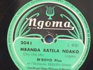 78 RPM CONGO AFRO LATIN RUMBA NGOMA 2041 BEGUEN BAND MBANDA BATELA NDAKO LISTEN