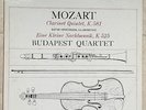 BUDAPEST QUARTET “Mozart Clarinet/ Eine Kleine Nachtmusik” LP COL 6127 6-eye NM