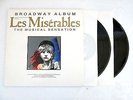 LES MISERABLES ORIGINAL 1986 BROADWAY CAST RECORDING GHS 24151 2-LP EX+  RARE