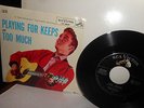 ELVIS PRESLEY  Playing for Keeps 1957 RCA 47-6800 45 Record & Picture Sleeve NM