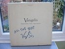 VANGELIS, SIGNED 3 LP RECORD BOX SET UK, CHARIOTS OF FIRE, CHINA, OPERA SAUVAGE