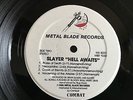 SLAYER-HELL AWAITS-RARE ORIGINAL PRESSING-INCREDIBLE SHAPE-CLASSIC THRASH-1985