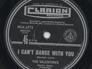 AC DC  THE VALENTINES  Rare 1st 1967 Aust Only 7