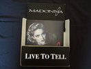 MADONNA - counter stand display standee for LIVE TO TELL single. Very rare.