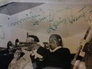 LOUIS ARMSTRONG &ESQUIRE ALL STARS,1,WK.ONLY.signed portrait,8x10 .1948.VRY.RARE
