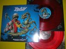 Edguy - SPACE POLICE DEFENDERS OF THE CROWN red vinyl LP album + flag UNPLAYED