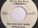 MARVIN GAYE MOTOWN DETROIT FREE PRESS THE ACTION NEWS 45 1966 THE TEEN BEAT SONG
