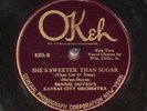 78 RPM -- Bennie Moten's Kansas City Orchestra, Okeh 8255, E-V+ / V+  Jazz