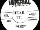 April Stevens TEEN 45 (Imperial 5761 PROMO) Love Kitten/You And Only You VG++/M-