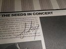 THE SEEDS in Concert, RAW & ALIVE, SIGNED BY SKY SAXON , org. US GNPS 2043, LP