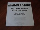 Human League All I Ever Wanted Alter Ego Mix One Sided Test Pressing Vinyl 12