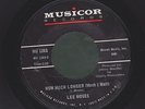 LEE MOSES i'm sad about it/how much longer SOUL FUNK 45 on MUSICOR