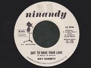 ROY ROBERTS got to have your love NORTHERN SOUL 45 on NINANDY