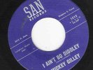 Mickey Gilley 45: I Ain't Bo Diddley / I'm To Blame - San 1513 (1963) - EX