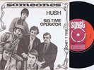 *SOMEONES Hush b/w Big Time Operator Danish 45PS 1968 Beat Mod Dancer